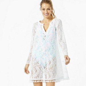 Lilly Pulitzer Kizzy Coverup White Lace